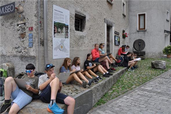 «Urban-Sketching» in Sonogno.
