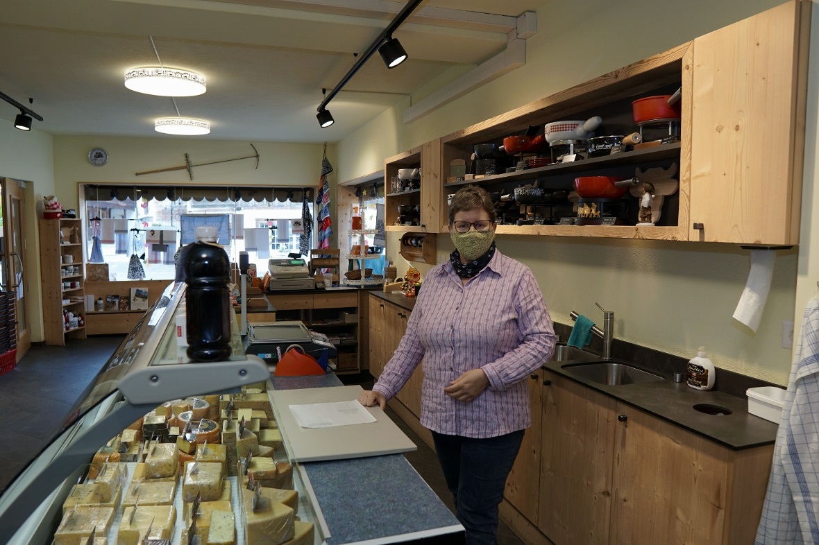 Ursula Regamey von der Molkerei Zweisimmen