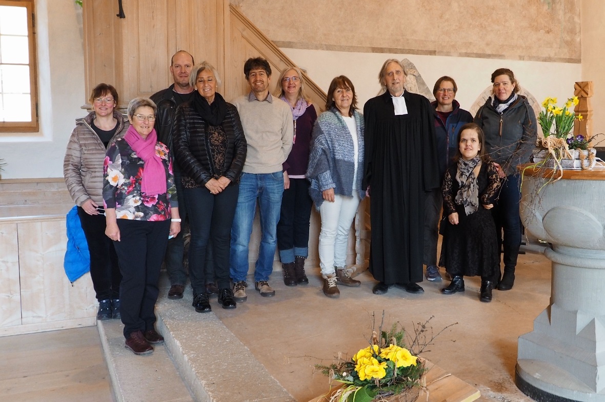 Verabschiedung durch den Kirchgemeinderat.