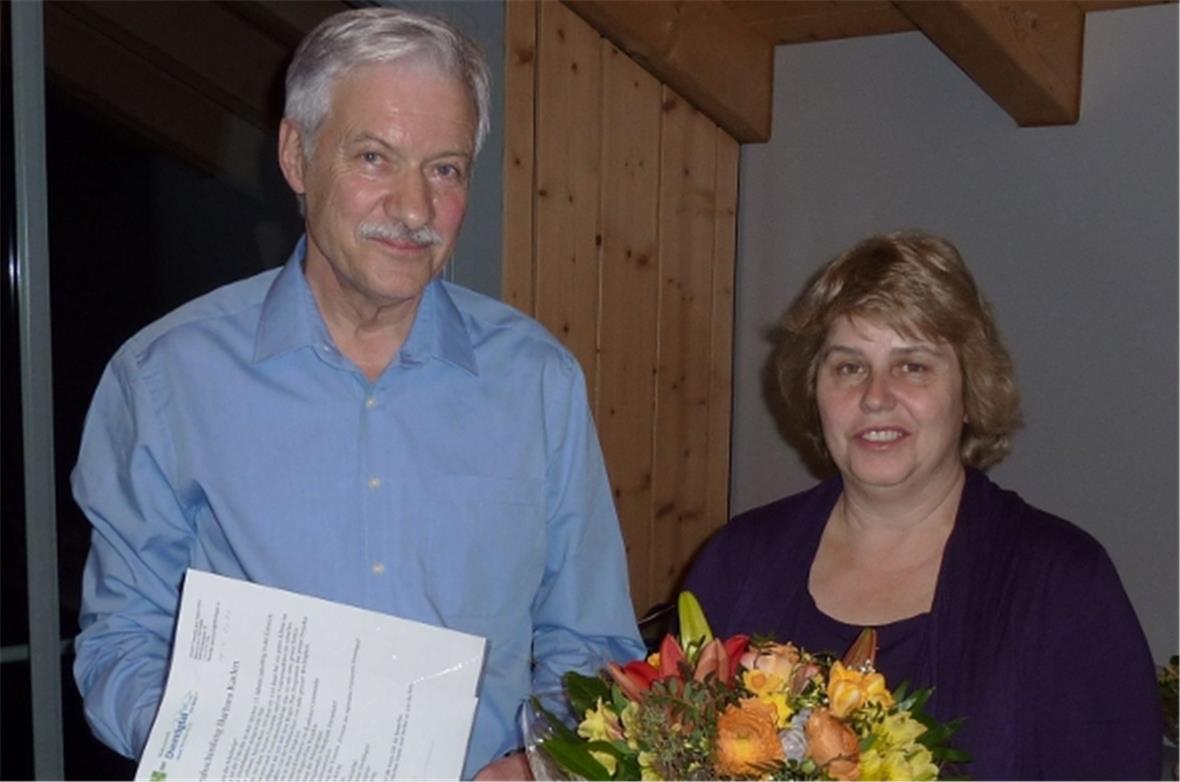 Verabschiedung und Würdigung der Vizepräsidentin Barbara Karlen aus Oey.