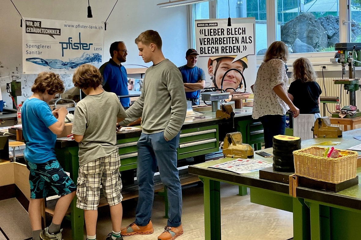 Viele Informationen und neue Eindrücke konnten sich die Schüler bei der Lehrstel...