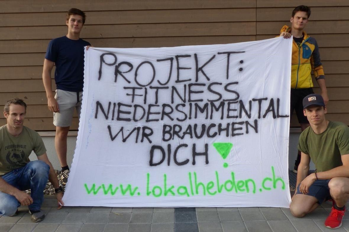 Vier der Initianten für das neue Projekt im Niedersimmental (von links): Jonas Odermatt, Florian Kunz, Delio Kunz und Luca Mani.