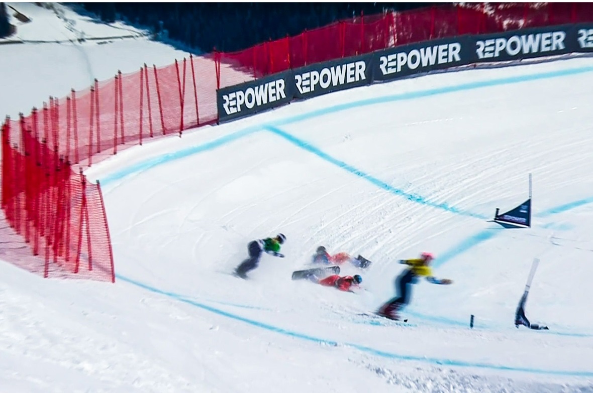 Viertelfinal-Crash: Die bis dahin führenden Noémie Wiedmer und Sina Siegenthaler...