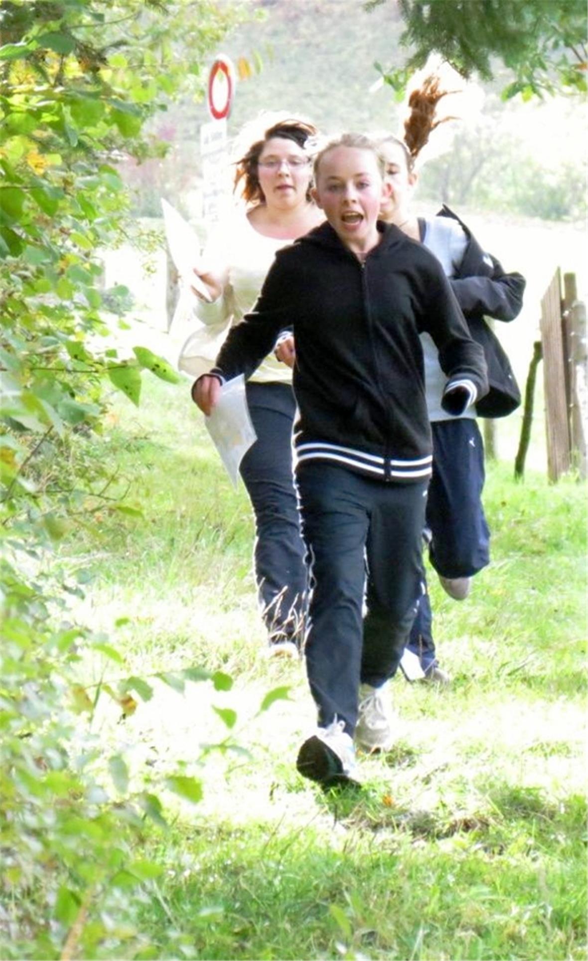 Voller Einsatz bis zum Schlussspurt…