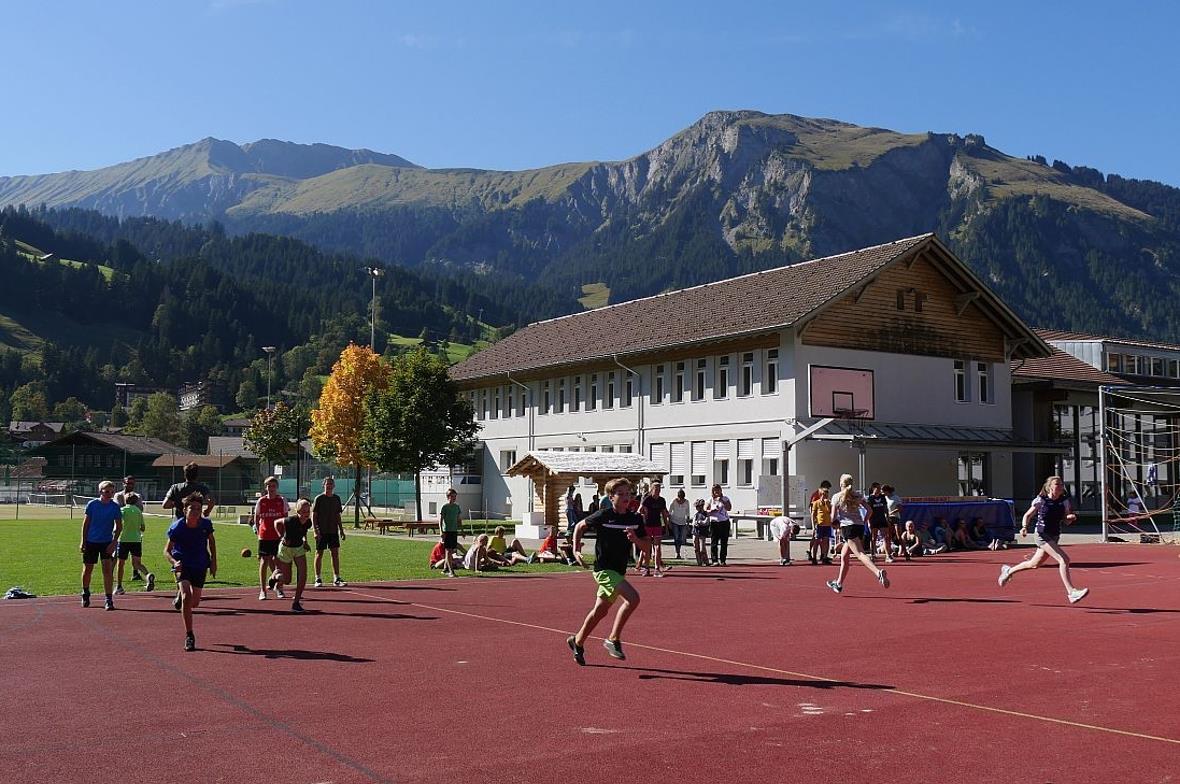 Voller Einsatz im Klassenwettkampf.
