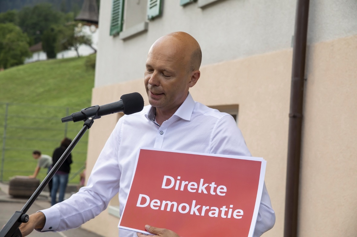 Von A wie 1. August bis Z wie Zukunft erklärte Ben Hüter die Schweiz.