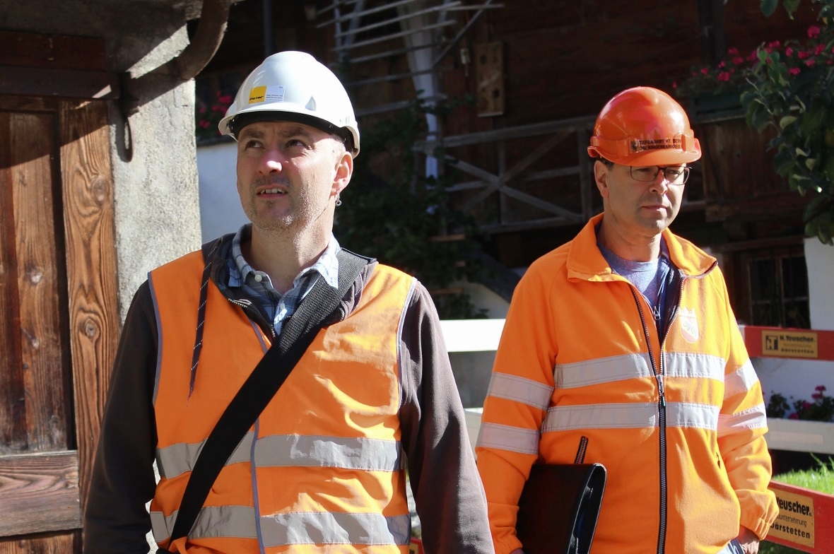 Von Kantonsseite im Projektteam verantwortlich ist Christian Schöni (rechts), vo...