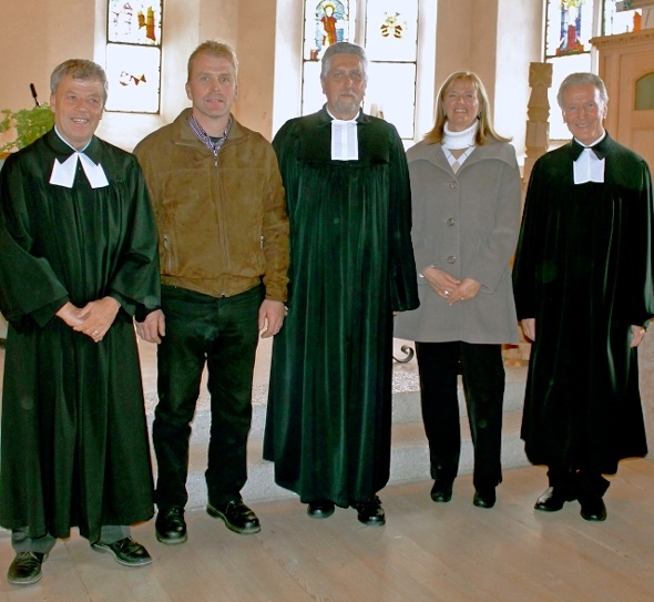 Von links: Alfred Müller, Daniel Sumi, Günter Fassbender, Anne Speiser und Willy Lempen.