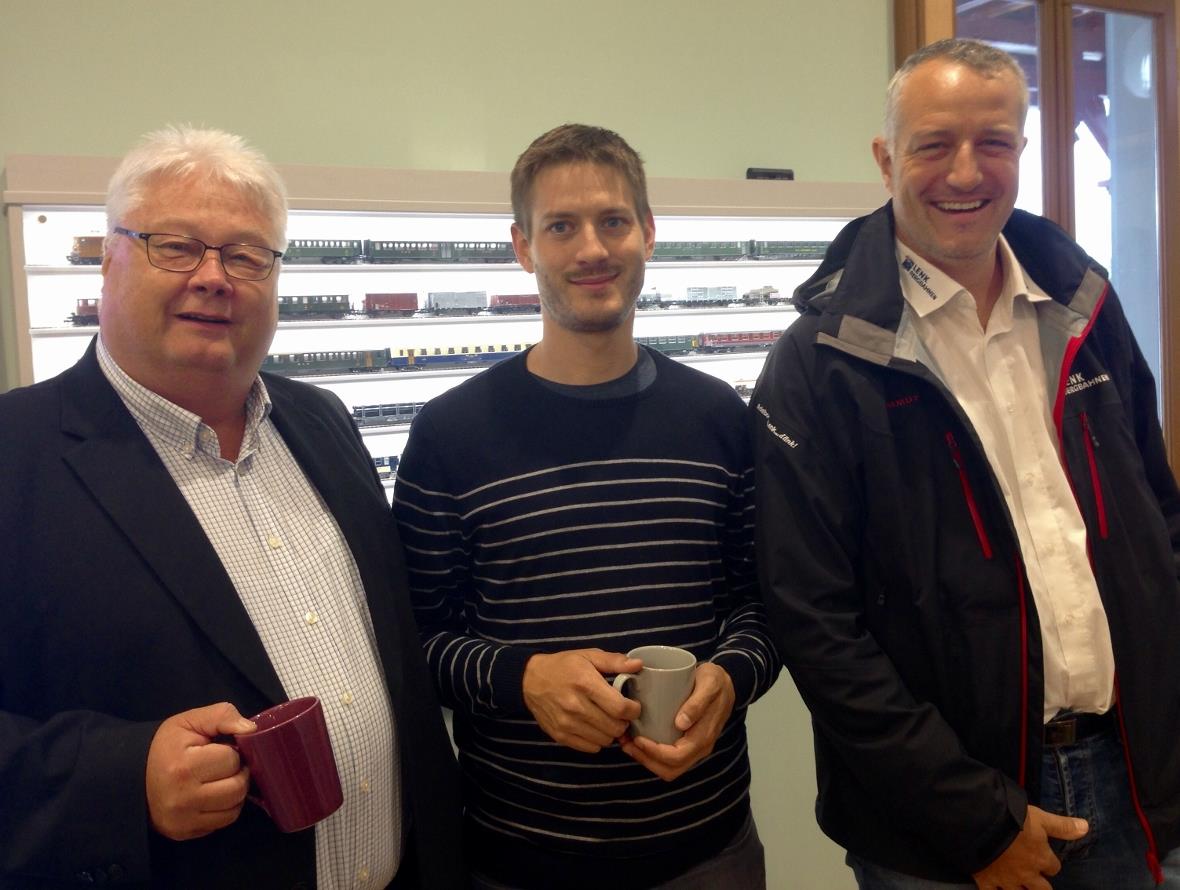 Von links nach rechts: Markus Hostettler (Bergbahnen Adelboden), Christoph Wandf...