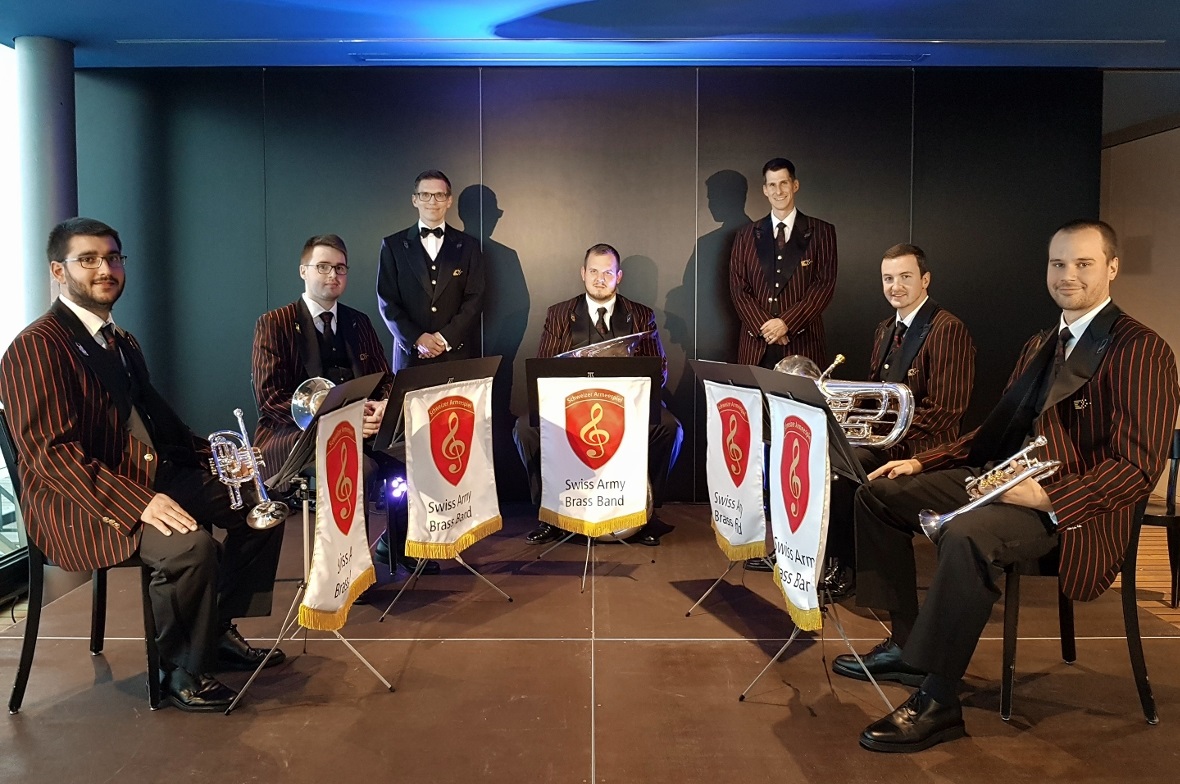 Von poppig bis klassisch - Die Band spielte unterschiedlichste Brass-Musik.