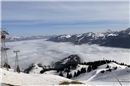 Vor dem Start lag noch Nebel im Zielbereich.