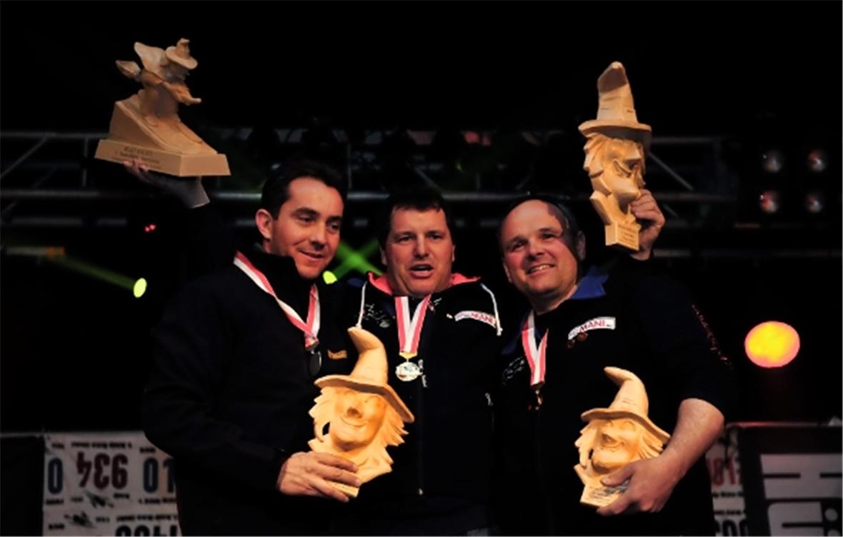 Vor grandioser Kulisse ist Seriensieger Markus Moser auf der Fahrt zum 6. Sieg auf der Belalp.