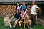 Vorne Artan, Flavio Stucki (Influencer) und hinten Loop, Jule X, Lil Glee (Rapper): Für die fünf ging es auf die Alp von Familie Eymann.