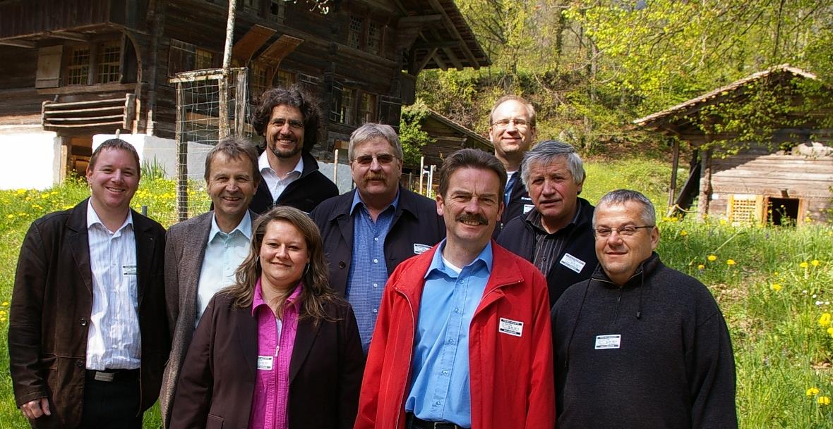 Vorstand BEO HOLZ: Marc Allenbach, Erich von Siebenthal, Stefan Zöllig, Anita Haberthür (Administation) Hanspeter Abbühl, Andreas Ritschard, Ruedi Zahler, Abraham Lauber, Beat Reichen. Es fehlt Walter Sigrist.