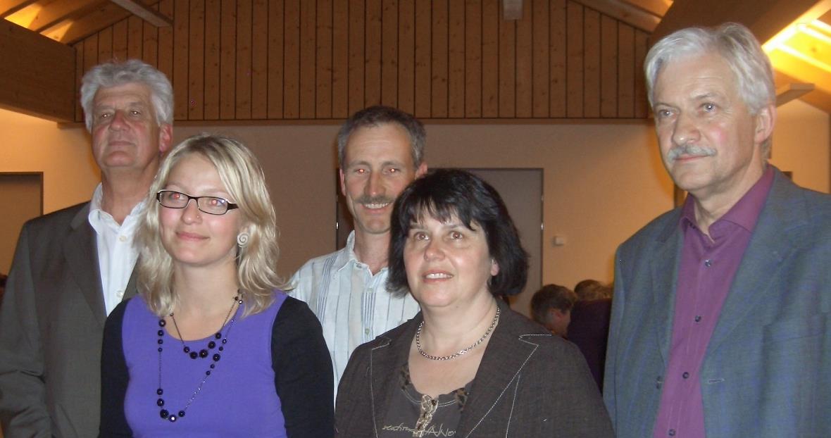 Vorstand des Vereins «Freunde des Regionalen Naturparks Diemtigtal»: Ueli Sahli, Nicole Spychiger, Urs Stucki, Barbara Karlen und Christian Germann (Präsident).