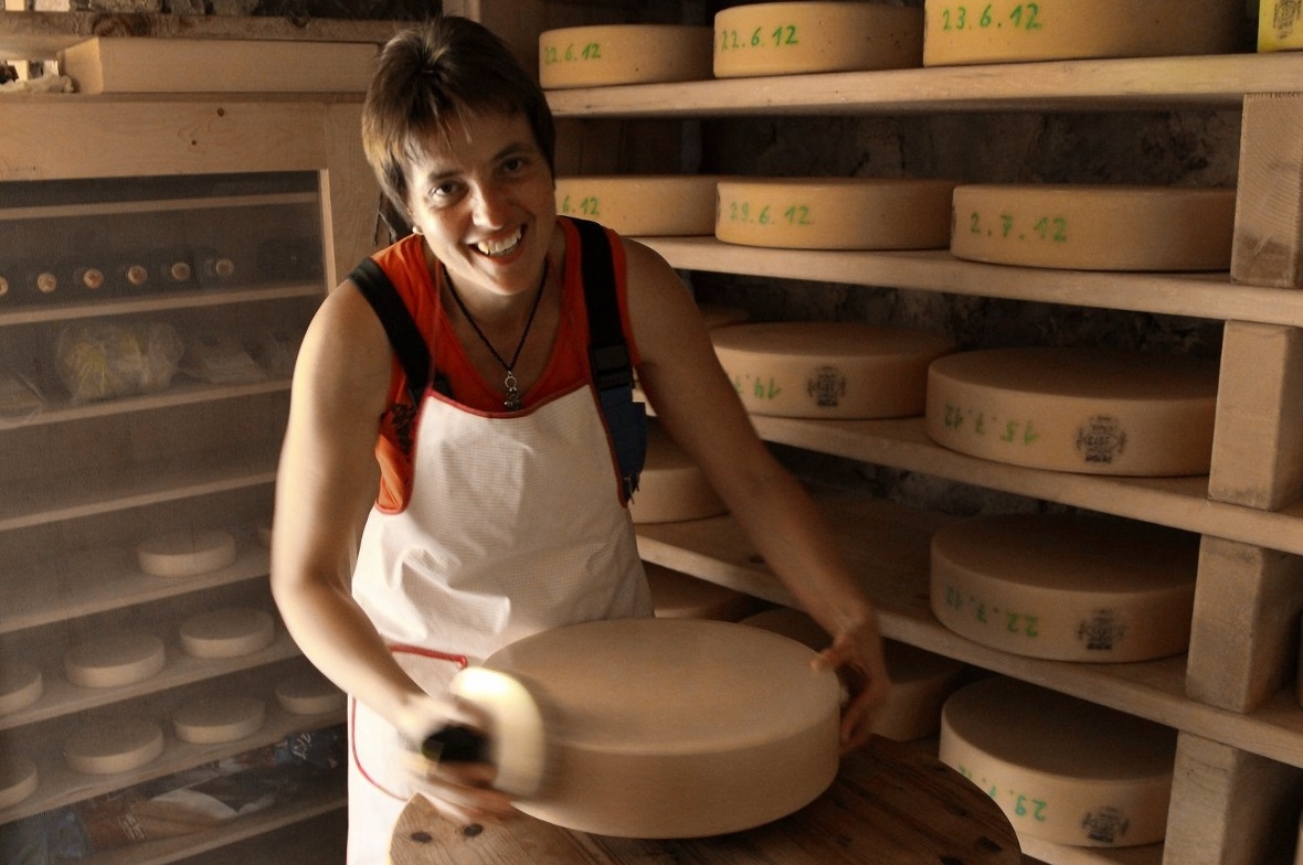 Vreni Schletti hat Freude an der Arbeit.