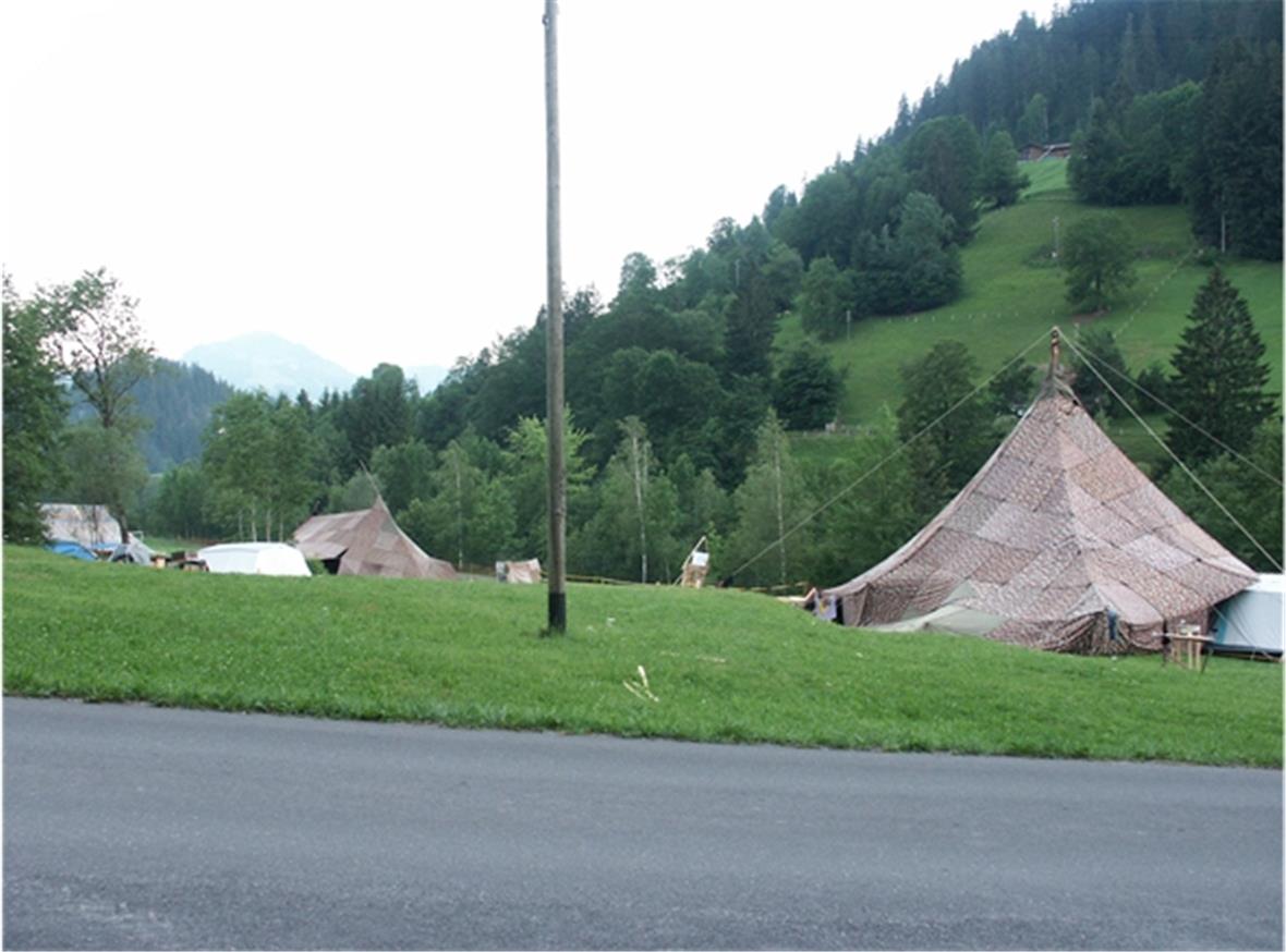 Während normalerweise in grossen Zeilten übernachtet wrid…