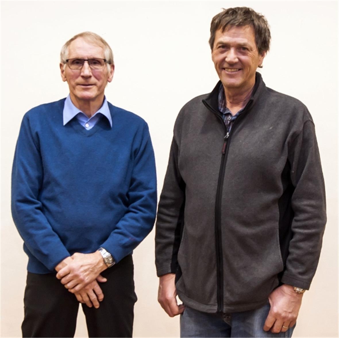 Walter Raaflaub (links) verlässt den Vorstand der vhs ossa und Andreas Kindler wird neues Vorstandsmitglied.