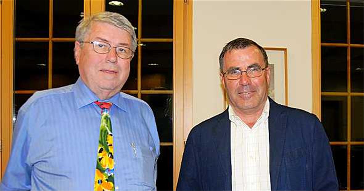 Walter von Siebenthal war 20 Jahre Co-Präsident der Bergregion Obersimmental-Saanenland, Erwin Walker drei Jahre.