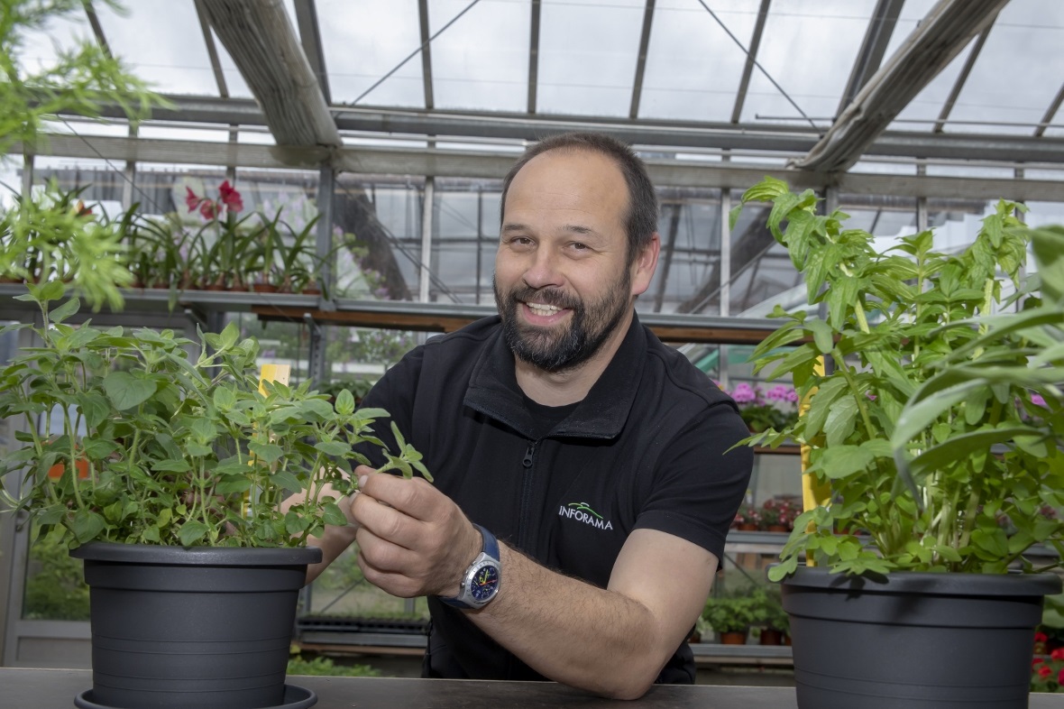 «Was für Kräuter habe ich hier» fragte Gartenbaulehrer Adolf Rosser.