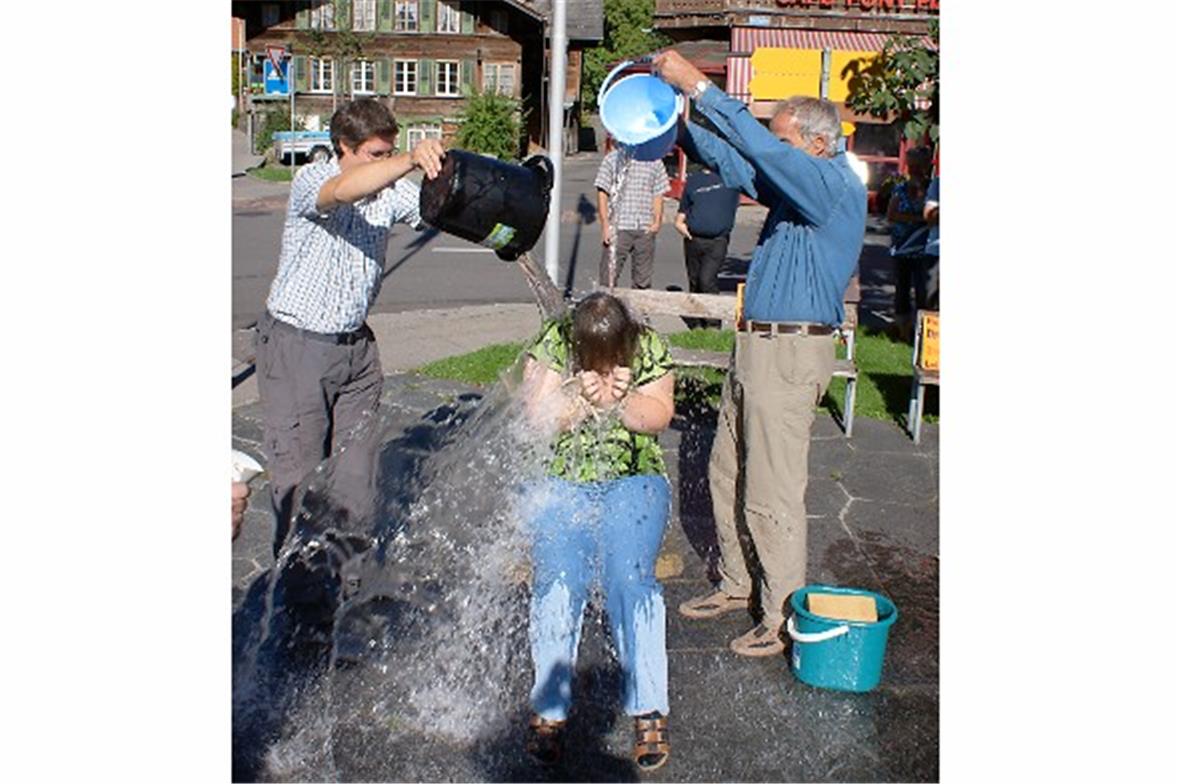 Wasserbruch über die zu Gautschende.