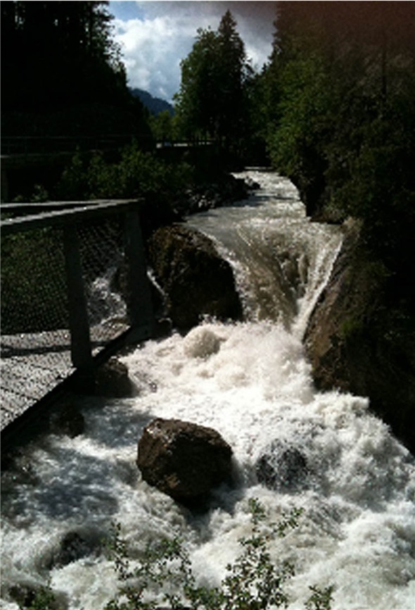 Wasserfall Laubegg.