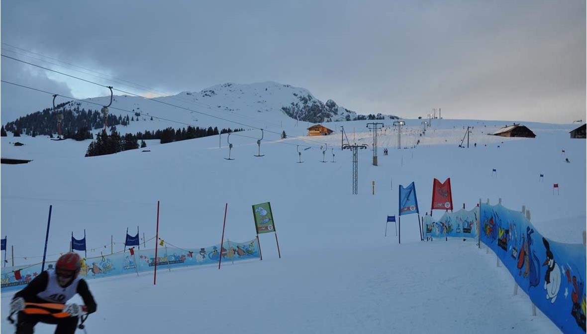 Wechselzone und Zieleinlauf