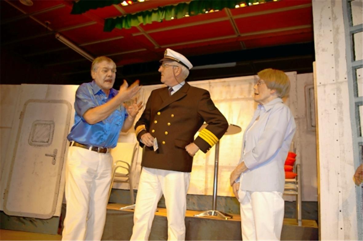 Wenn der Schiffskapitän persönlich vorbeikommt.