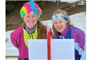 Wenn man das letzte Schuljahr und auch den Wintersport so richtig feiert...