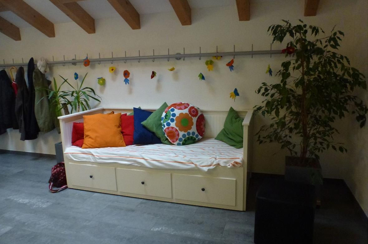 Wer es lieber ruhiger hat, kann sich hier zurückziehen.