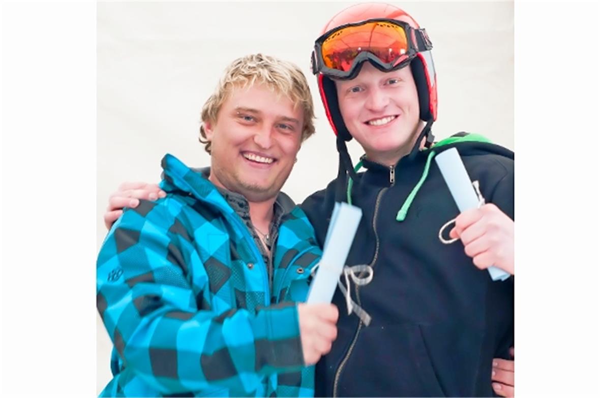 Werner Imobersteg und Pascal Lörtscher vom Team Boltigen erreichten in der Elite...