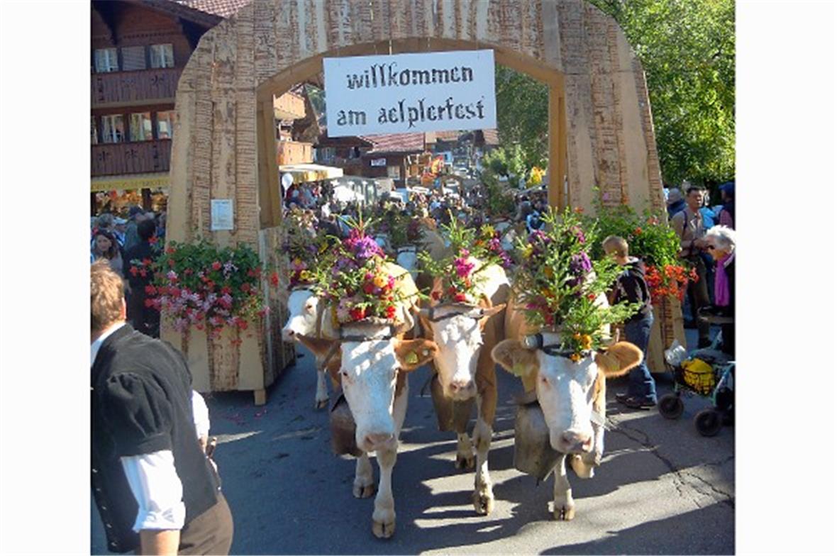 Wie an der Tour de France nur schöner: Tausende Zuschauer säumen die Älplerfest ...