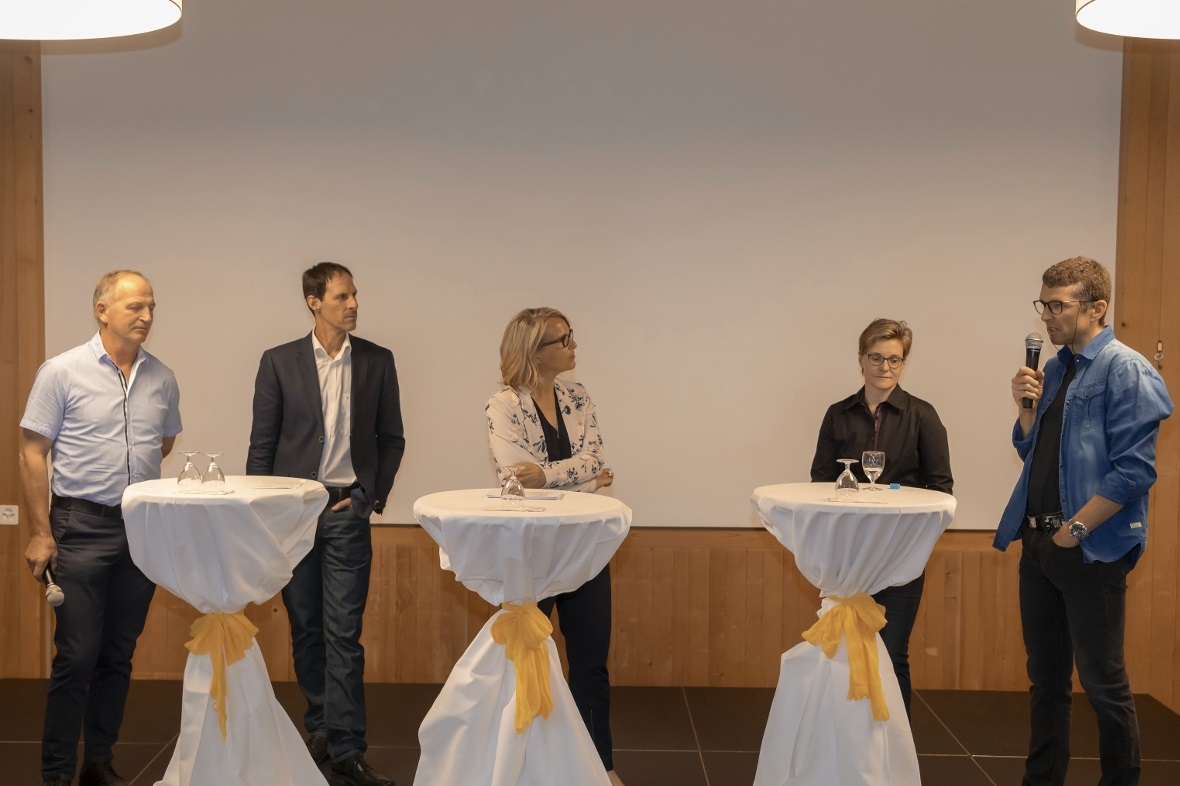 «Wie sieht die Zukunft in der Landwirtschaft aus?» war die Frage bei der Podiums...