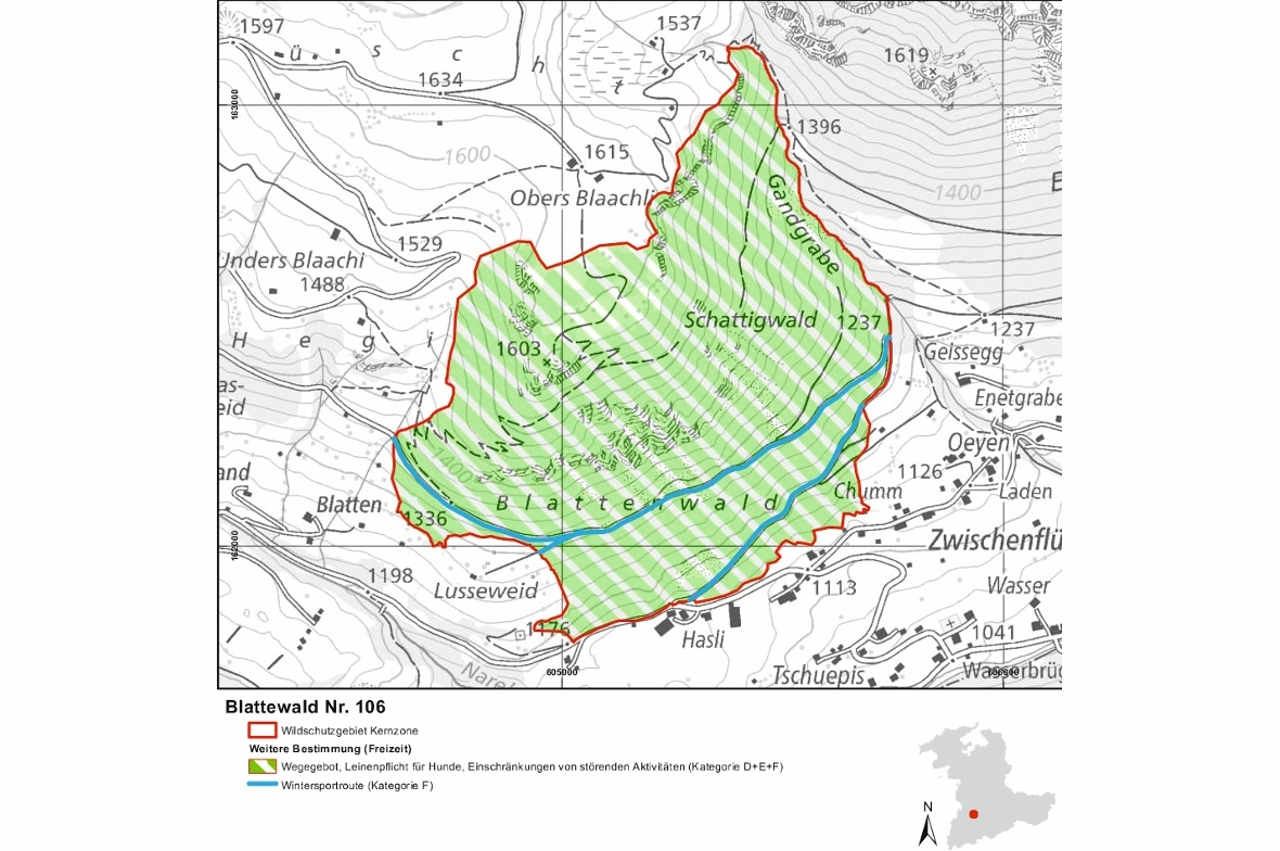 Wildschutzgebiet Blattewald Nr. 106