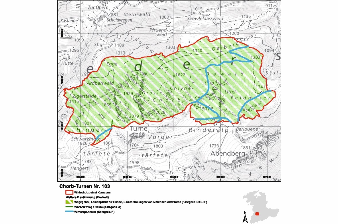 Wildschutzgebiet Corb-Turnen Nr. 103
