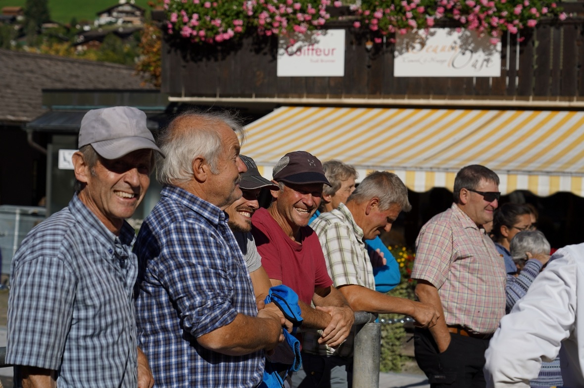 Zeit zum Austausch unter Züchtern: Der Anlass wurde auch für vielfältige Gespräc...