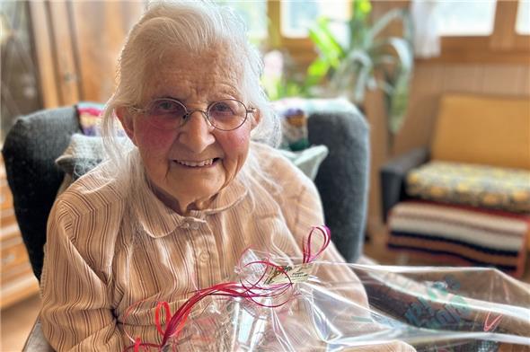 Zum 96. Geburtstag konnte Ruth Bettler viele Glückwünsche entgegennehmen.