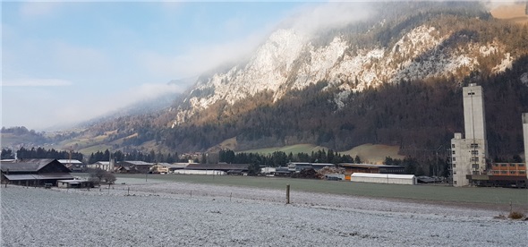 Zwischen Bauernhaus und Mühle wird die Naturparkkäserei stehen.