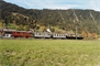 Zwischen Zweisimmen und Lenk verkehrten am Samstag historische Züge der MOB zum 125-jährigen Jubiläum.
