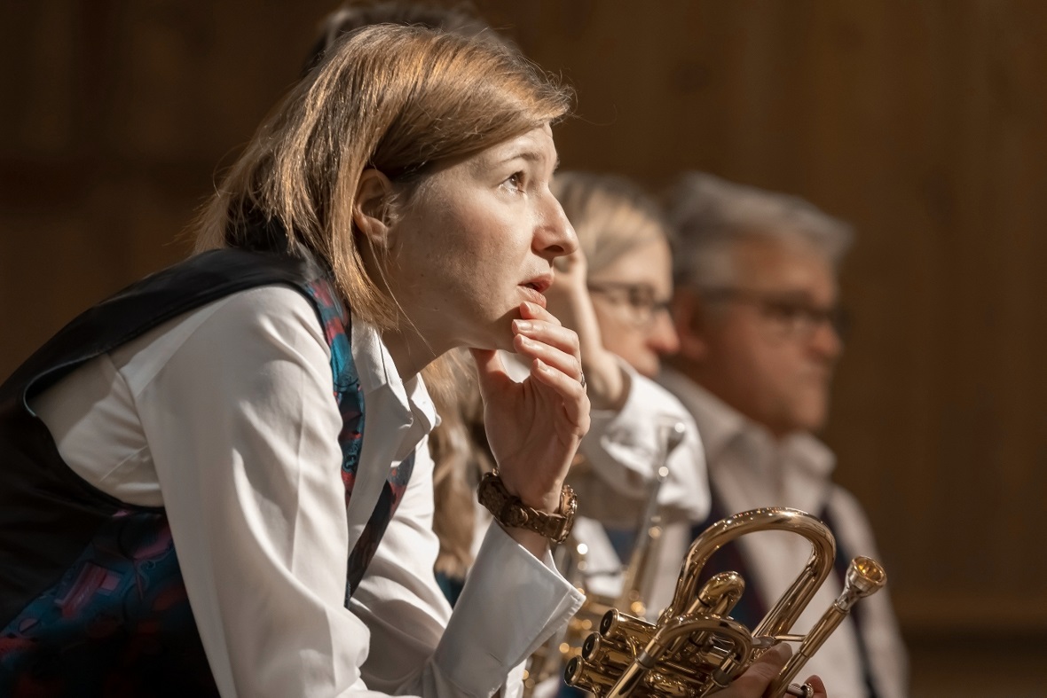 Zwischendurch wurde gut zugehört was erzählt wurde.