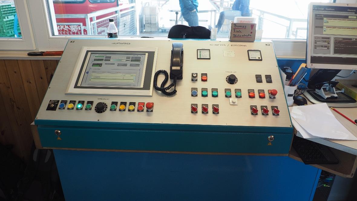 …im Vergleich zur «alten» Bahn in der zweiten Sektion.