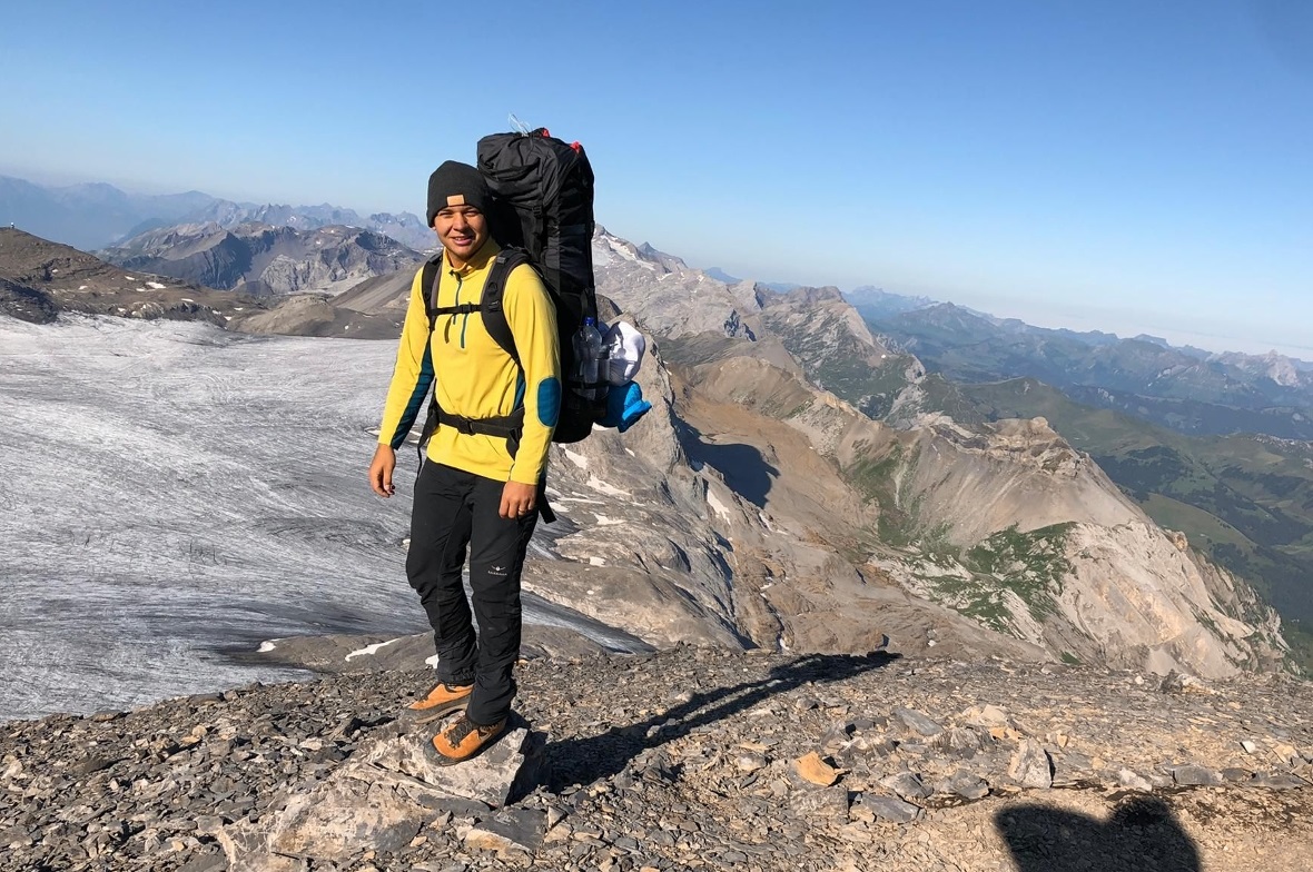 …und auch Marco freut sich, dass er den Aufstieg nach 11 Stunden geschafft hat.