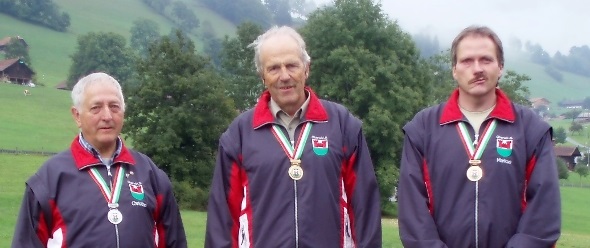 v.l.n.r. Christian Aegerter (2. Rang); Fritz Bühler (1. Rang) und Markus Schweingruber (3. Rang).